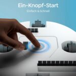 (2026 Upgrade) S2 Poolroboter,Doppelfiltration,Kabelloser Poolsauger Akku, 90 Min Automatische Reinigung mit Selbsteinparkfunktion,Dual Motoren Poolreiniger für Flache Böden Pools bis 80 m²