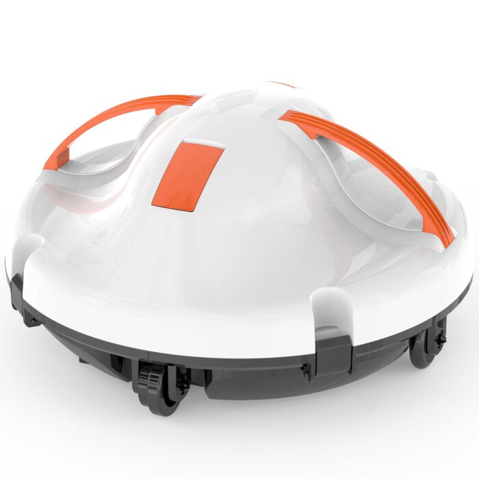 (2026 Upgrade) Poolroboter, Kabelloser Poolsauger Akku mit 120 Min Laufzeit, Dual Motoren Poolreiniger, Selbsteinparkfunktion, Tragbar Poolroboter Akku für Flache Böden Pools bis zu 100 m²