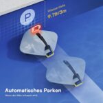 Poolroboter Kabellos Poolsauger Akku 40W Power & 90 Min Laufzeit - Saugroboter Pool Mit Doppelfiltersystem & Hindernis-Überwindung für Ebene Pools Bis 149 ㎡ Reinigt Effektiv Blätter & Schlamm