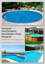 (2026 Upgrade) Poolroboter, Kabelloser Poolsauger Akku mit 120 Min Laufzeit, Dual Motoren Poolreiniger, Selbsteinparkfunktion, Tragbar Poolroboter Akku für Flache Böden Pools bis zu 100 m²
