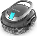 (2026 neu) TALOSBO S2 Poolroboter mit Doppelfiltration,Dual Motoren Poolreiniger,Kabelloser Poolsauger Akku mit 90 Min Laufzeit,2,5H Ladezeit,Selbsteinparkfunktion für Flache Böden Pools