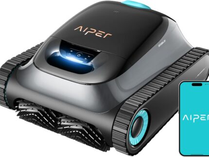 AIPER (2026 Upgrade) Scuba S1 Poolroboter Boden und Wand, Wasserlinienreinigung, Doppelfiltration, 240 Min Laufzeit, Intelligente Navigation, App-Steuerung & OTA-Updates für Einbau- und Aufstellpools