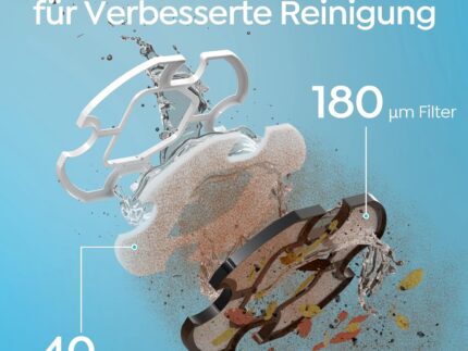 (2026 Upgrade) S2 Poolroboter,Doppelfiltration,Kabelloser Poolsauger Akku, 90 Min Automatische Reinigung mit Selbsteinparkfunktion,Dual Motoren Poolreiniger für Flache Böden Pools bis 80 m²