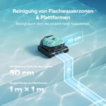 Beatbot (2026 Neu) Sora 10 Poolroboter, Poolroboter Akku Boden und Wand, Reinigt Wasserlinie & Plattformen, 25700 LPH Saugleistung, smartes Wasserlinien-Parken, 5L Filterkorb, bis zu 5 Std. Laufzeit