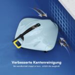 Poolroboter Kabellos Poolsauger Akku 40W Power & 90 Min Laufzeit - Saugroboter Pool Mit Doppelfiltersystem & Hindernis-Überwindung für Ebene Pools Bis 149 ㎡ Reinigt Effektiv Blätter & Schlamm