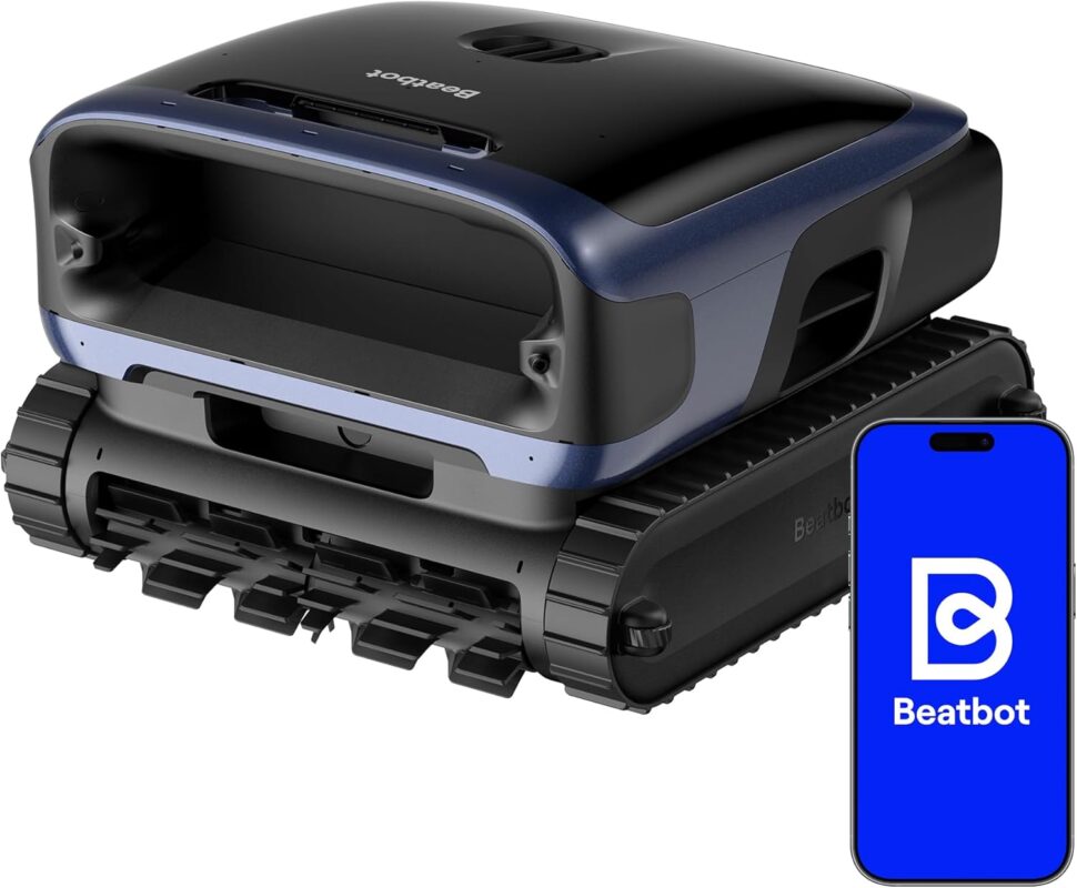 Beatbot (2026 Neu) Sora 70 Poolroboter, Poolsauger Akku Boden und Wand 4-in-1 Komplettreinigung, 25700 LPH, smartes Parken an der Oberfläche, 6L Fassungsvermögen, 10000 mAh Akku, bis zu 300 m², blau