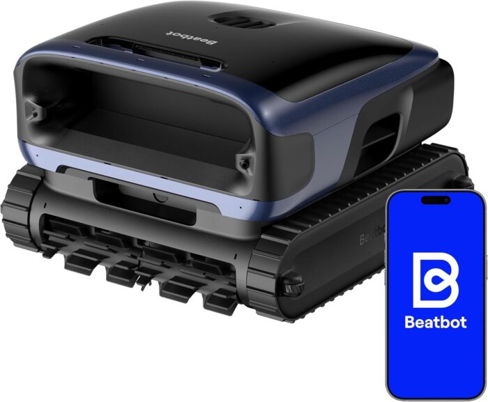 Beatbot (2026 Neu) Sora 70 Poolroboter, Poolsauger Akku Boden und Wand 4-in-1 Komplettreinigung, 25700 LPH, smartes Parken an der Oberfläche, 6L Fassungsvermögen, 10000 mAh Akku, bis zu 300 m², blau