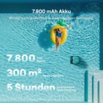 Beatbot (2026 Neu) Sora 10 Poolroboter, Poolroboter Akku Boden und Wand, Reinigt Wasserlinie & Plattformen, 25700 LPH Saugleistung, smartes Wasserlinien-Parken, 5L Filterkorb, bis zu 5 Std. Laufzeit