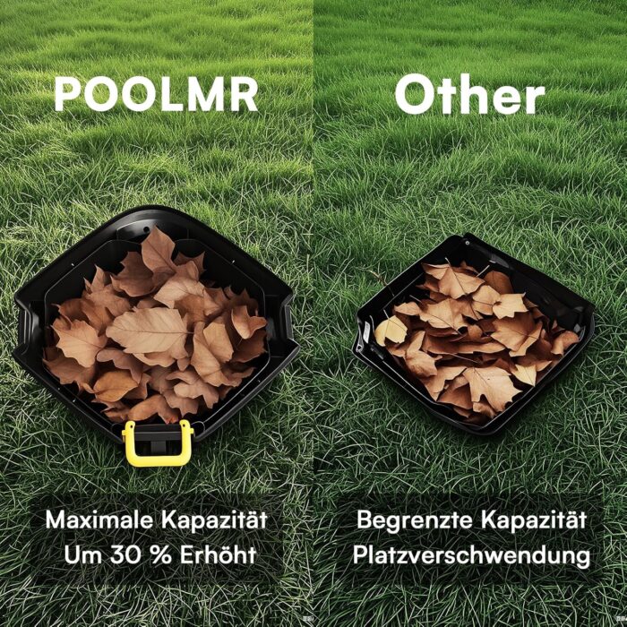 Poolroboter Kabellos Poolsauger Akku 40W Power & 90 Min Laufzeit - Saugroboter Pool Mit Doppelfiltersystem & Hindernis-Überwindung für Ebene Pools Bis 149 ㎡ Reinigt Effektiv Blätter & Schlamm